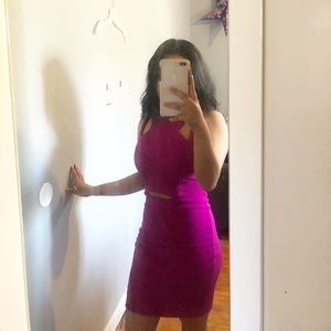 NWOT Fuchsia Bodycon Mini Dress